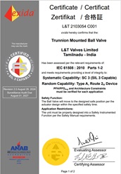 SIL-3 Trunnion-mounted Ball Valves