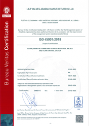 Saudi Plant - ISO 45001:2018